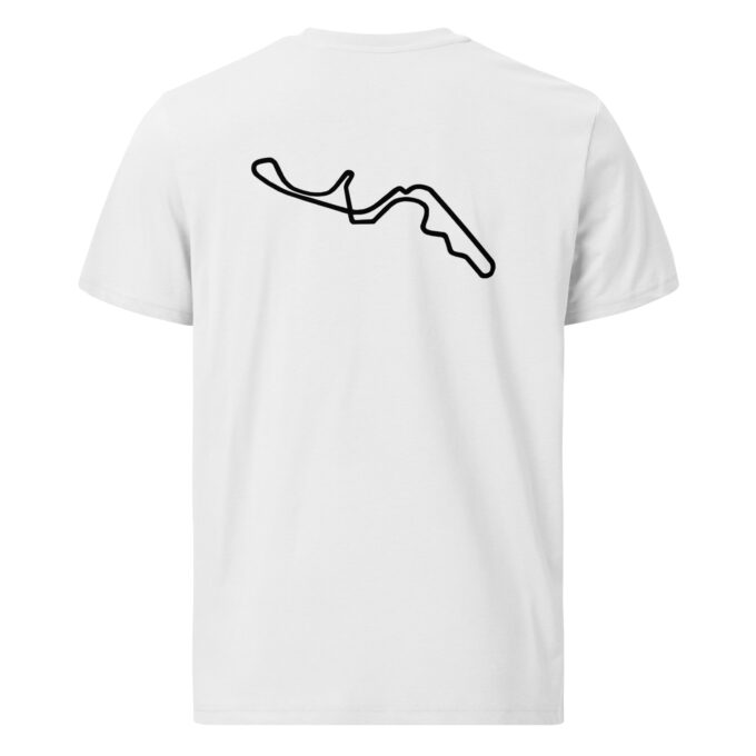 Suzaka Formula 1 race track t-shirt – with race circuit silhouette