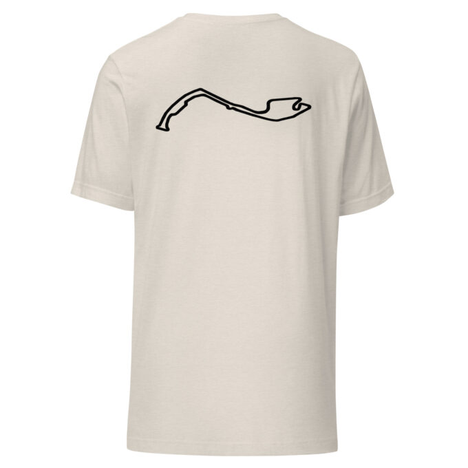 Monaco Formula 1 race track t-shirt – with race circuit silhouette