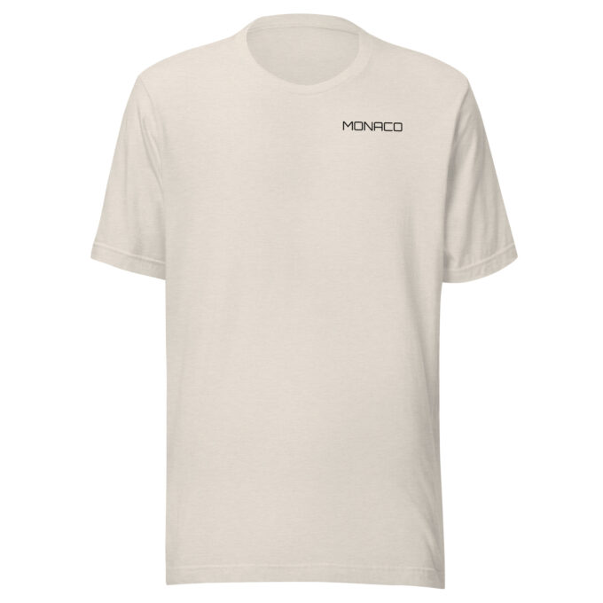 Monaco Formula 1 race track t-shirt – with race circuit silhouette