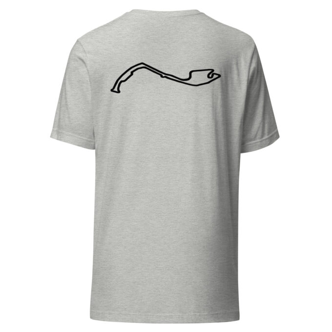 Monaco Formula 1 race track t-shirt – with race circuit silhouette