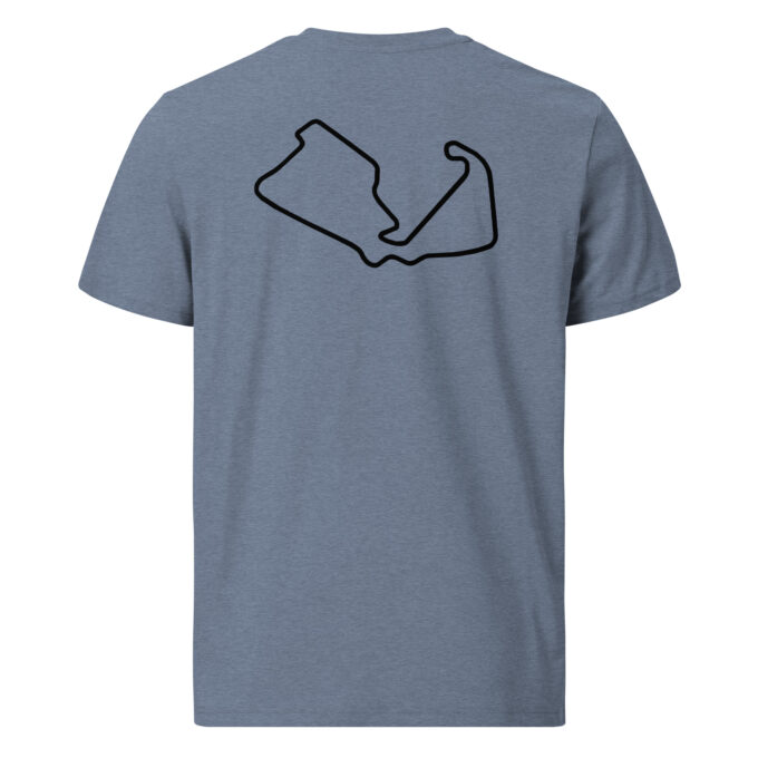 Silverstone Formula 1 race track t-shirt – with race circuit silhouette