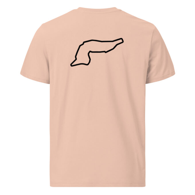 Imola Formula 1 race track t-shirt – with race circuit silhouette