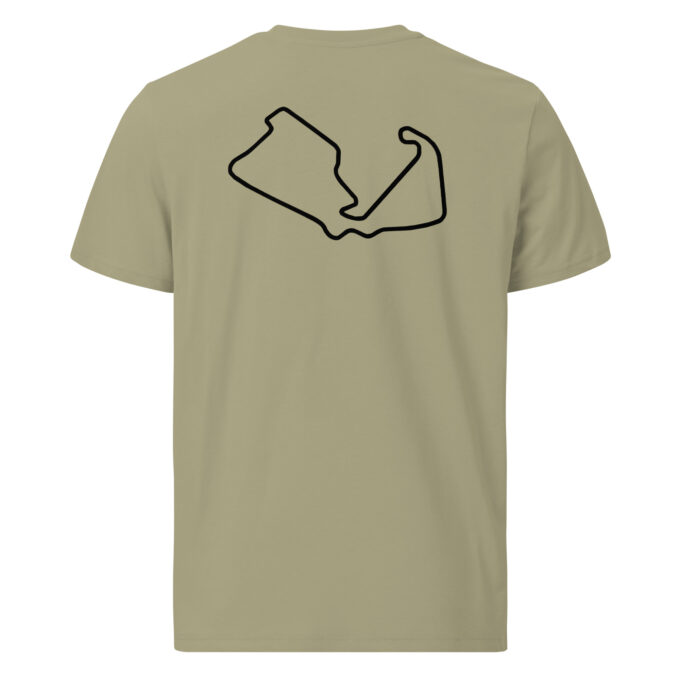 Silverstone Formula 1 race track t-shirt – with race circuit silhouette