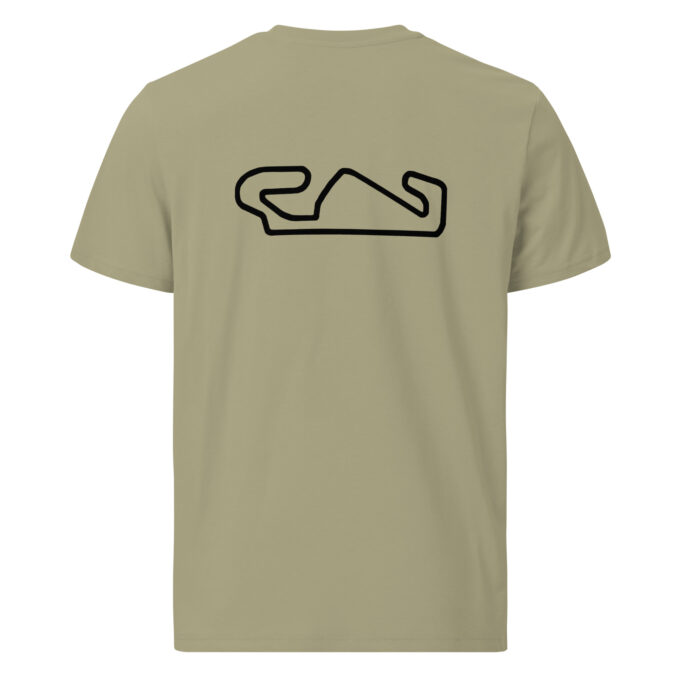 Catalunya Formula 1 race track t-shirt – with race circuit silhouette