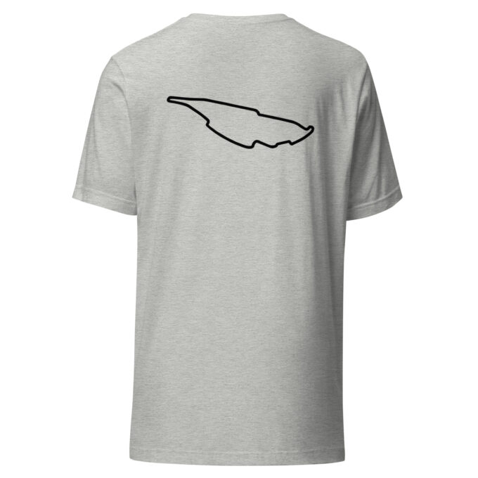 Montreal Formula 1 race track t-shirt – with race circuit silhouette