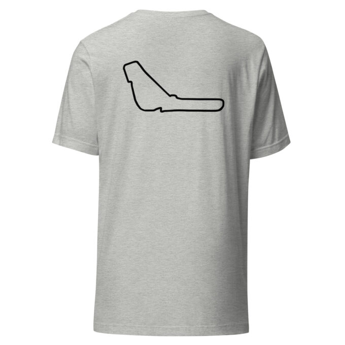 Monza Formula 1 race track t-shirt – with race circuit silhouette