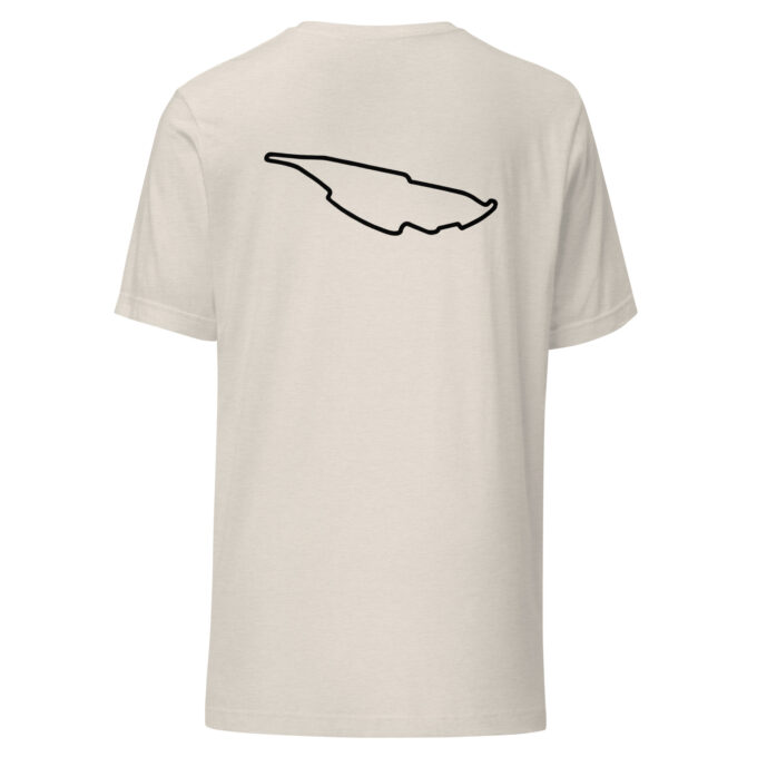 Montreal Formula 1 race track t-shirt – with race circuit silhouette