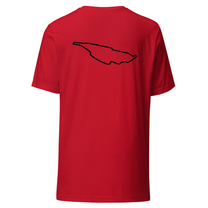Montreal Formula 1 race track t-shirt – with race circuit silhouette