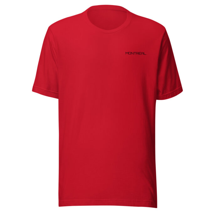 Montreal Formula 1 race track t-shirt – with race circuit silhouette