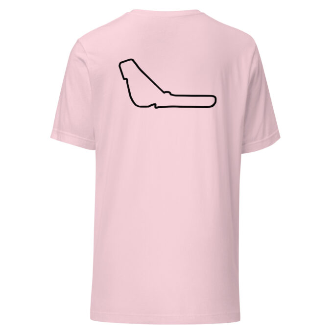 Monza Formula 1 race track t-shirt – with race circuit silhouette