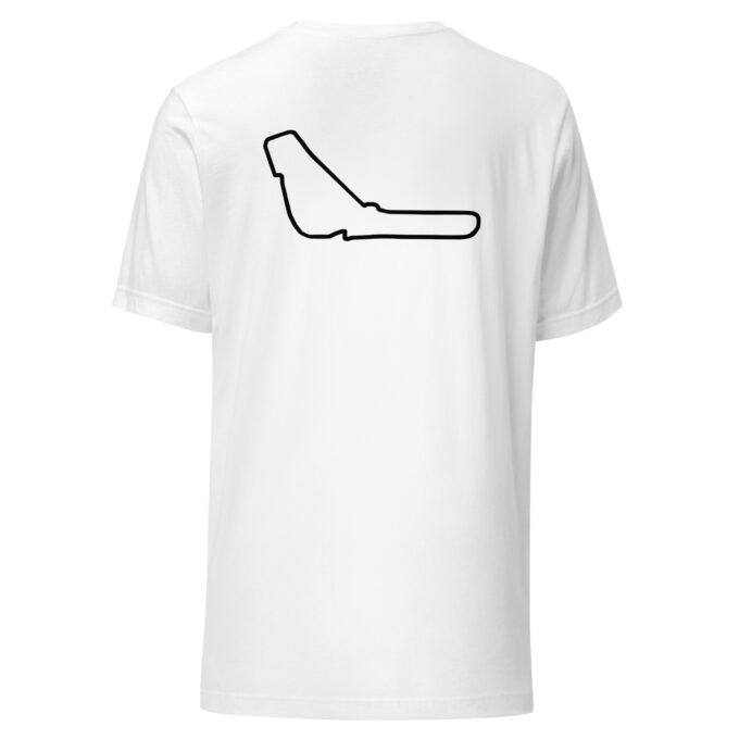 Monza Formula 1 race track t-shirt – with race circuit silhouette